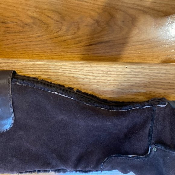 Nike Lab G Series Knee High Brown Suede Boot, Size 9 - Picture 10 of 13